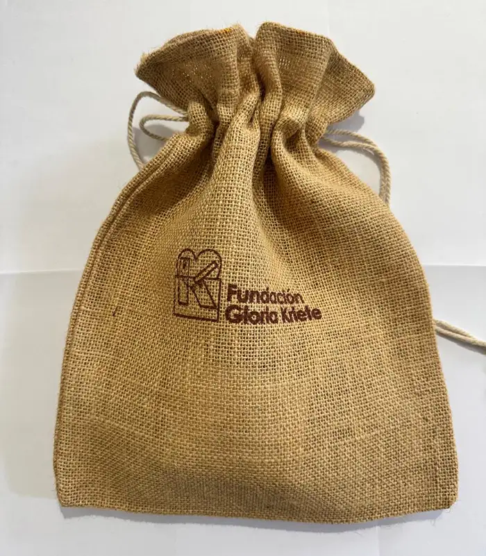 Bolsa de yute personalizada